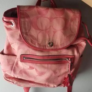 Coach signature c small backpack